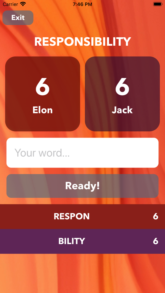 #2. Words battle game (iOS) 由: Turki ALANAZI