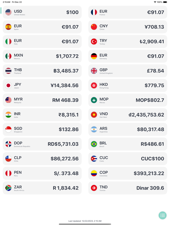 Screenshot #5 pour Currency - Exchange Converter