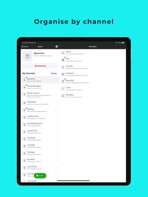 Blerter iPad screenshot 4 - Business app