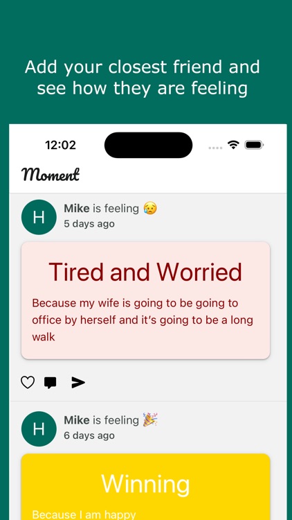 Moment : Daily emotion update