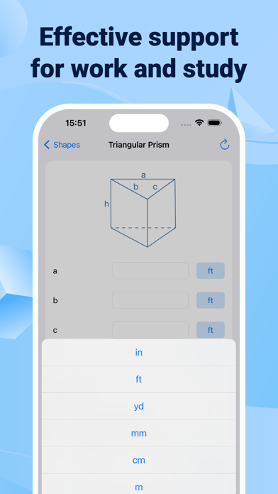 Surface Area Calculator + Cost Screenshot