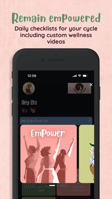 Empowered: PMS Wellness Screenshot