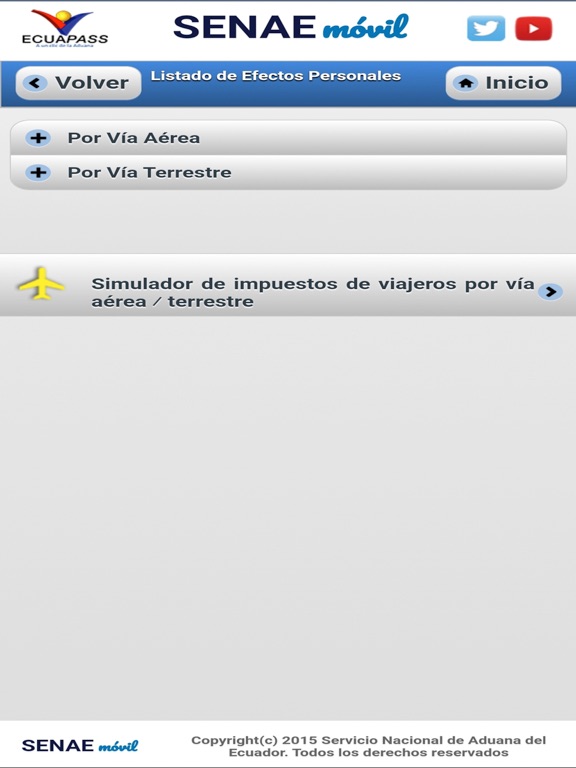 Senae Móvil iPad screenshot 4 - Productivity app