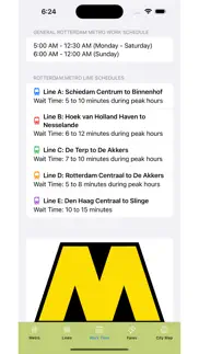 rotterdam subway map iphone screenshot 4