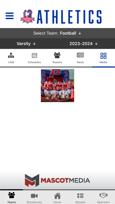 Paragould Rams Athletics Screenshot