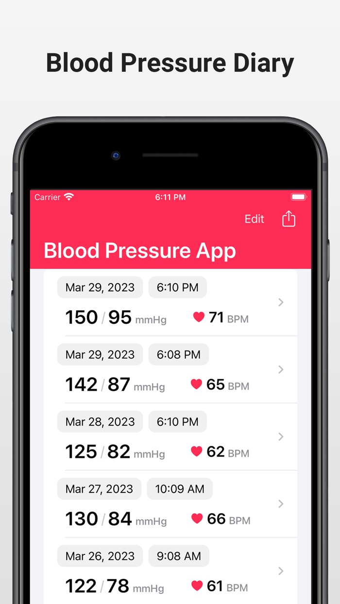 Blood Pressure App BP Monitor