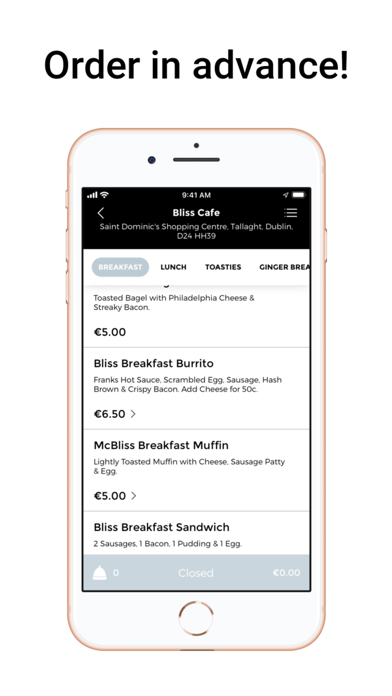 Bliss Cafe Screenshot