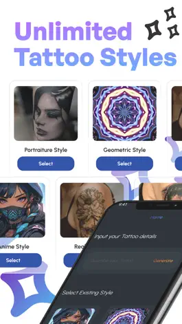 Game screenshot AI Tattoo Design apk