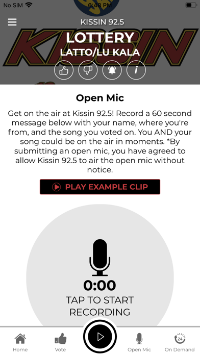 Kissin 92.5 Screenshot