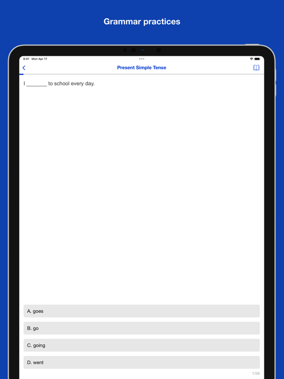 Screenshot #6 pour English Grammar Practices
