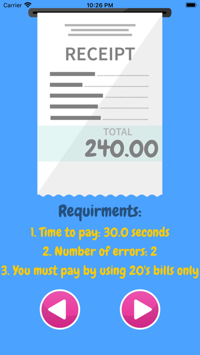 Pay The Bill Screenshot