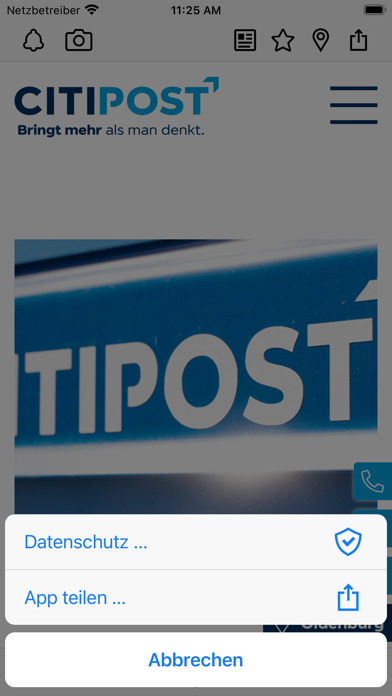 CITIPOST Nordwest Screenshot