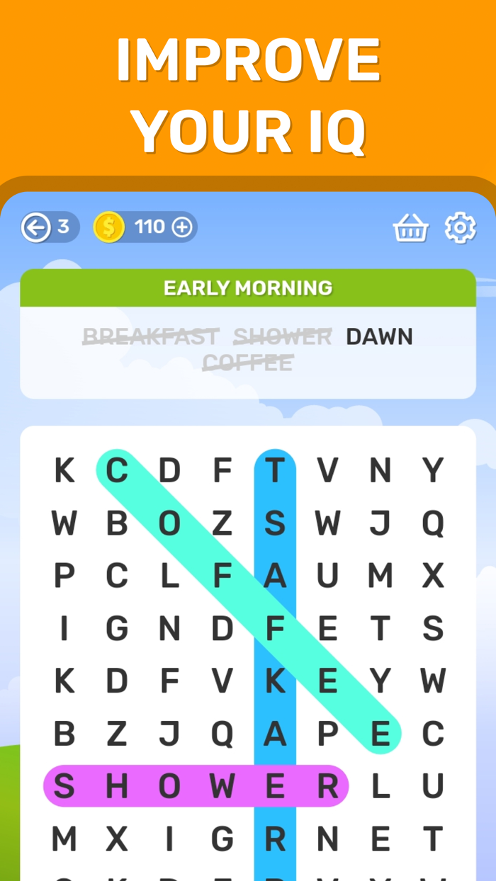 Word Search Crossword Puzzle.