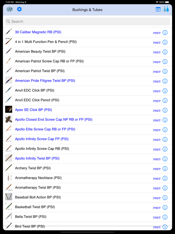 Screenshot #4 pour IAP Bushings & Tubes Reference