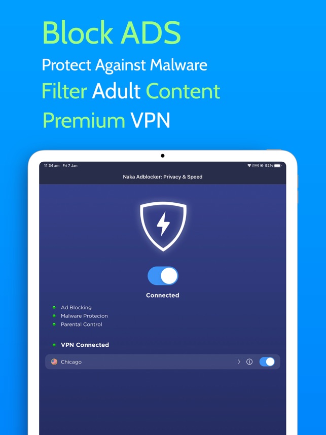 Naka AdBlocker VPN on the App Store