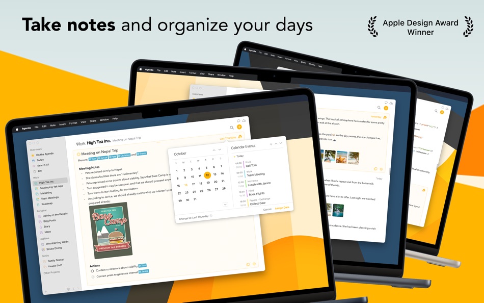 #1. Agenda - Notes meets Calendar (macOS) 由: Momenta B.V.