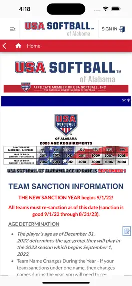 Game screenshot USA Softball of Alabama mod apk