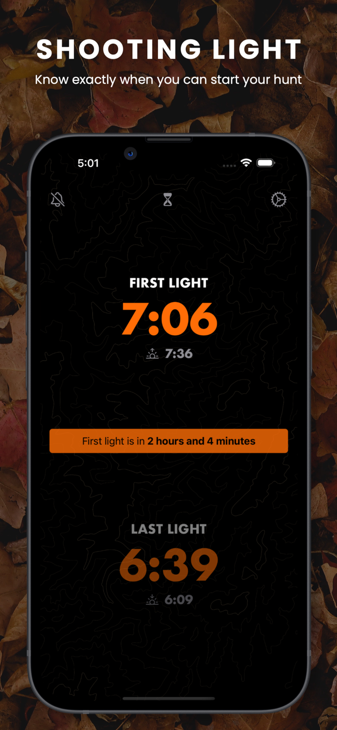 Shooting Light Hunt Clock