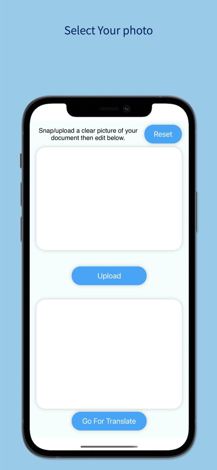 Camera Translator App