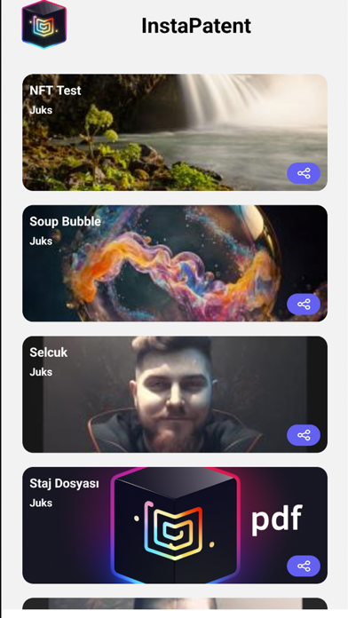 InstaPatent app screenshot