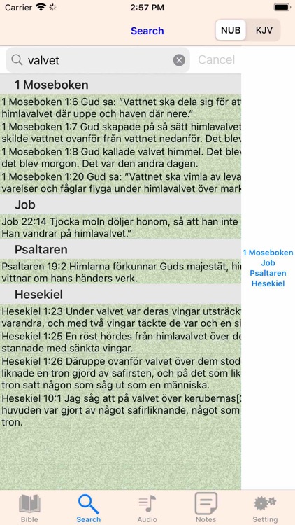 Swedish Finnish English Bible screenshot-3