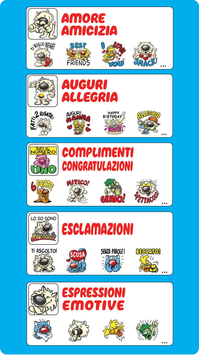 Stickers Amici Cucciolotti