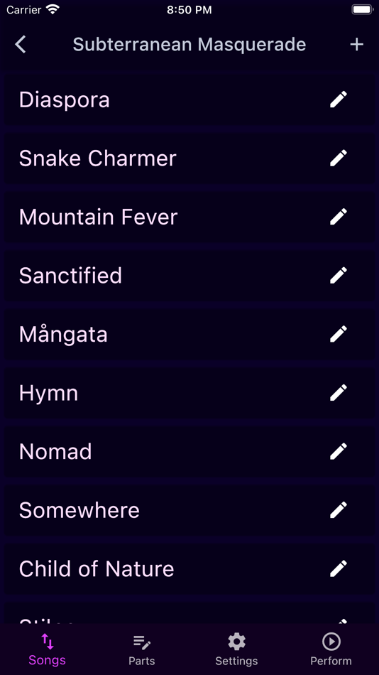 #5. MIDI Set List (iOS) Podle: Shai Yallin