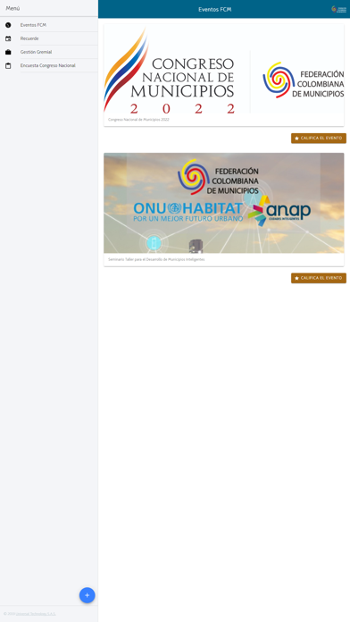 Agenda de municipios FCM Screenshot