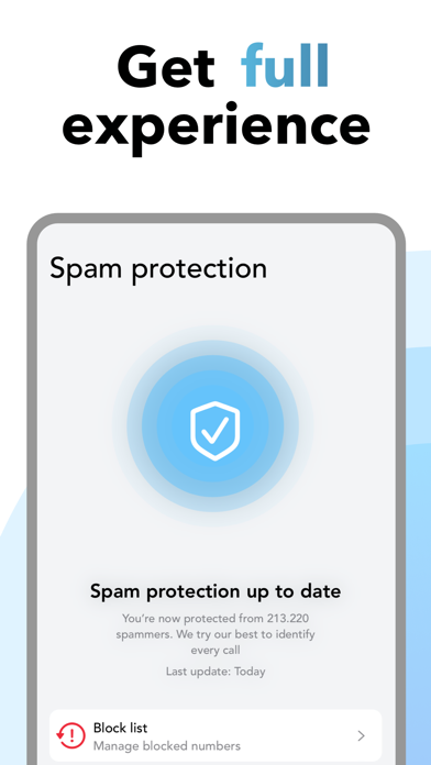 Spam Blocker : Call filter Screenshot