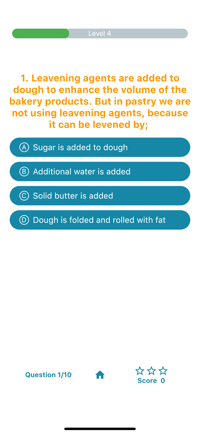 Culinary Arts Chef Quiz