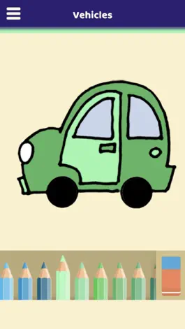 Game screenshot Vehicle Coloring Book mod apk