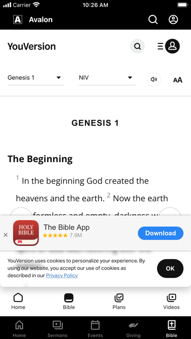 Avalon Church Fort Wayne Screenshot