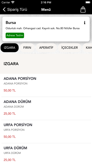 Çamlıca Sofrası Screenshot