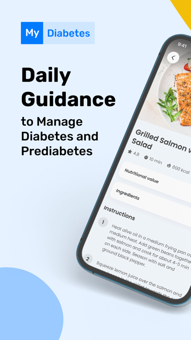 MyDiabetes: Diabetes meal plan Screenshot