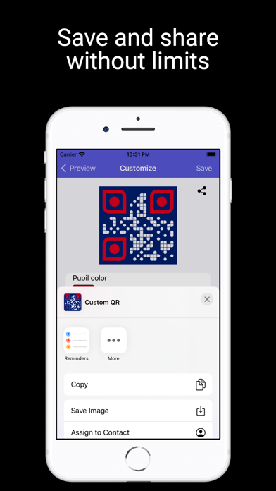 Custom QR - Scan and create