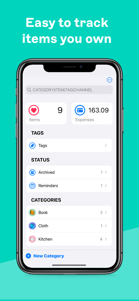 Komono : Keep track of items screenshot 1