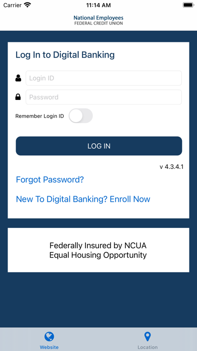 National Employees Federal CU Screenshot