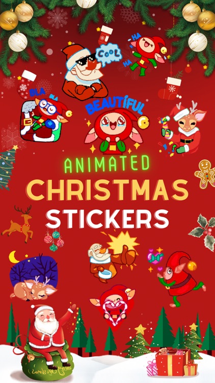 Christmas Animated Stickers ^^