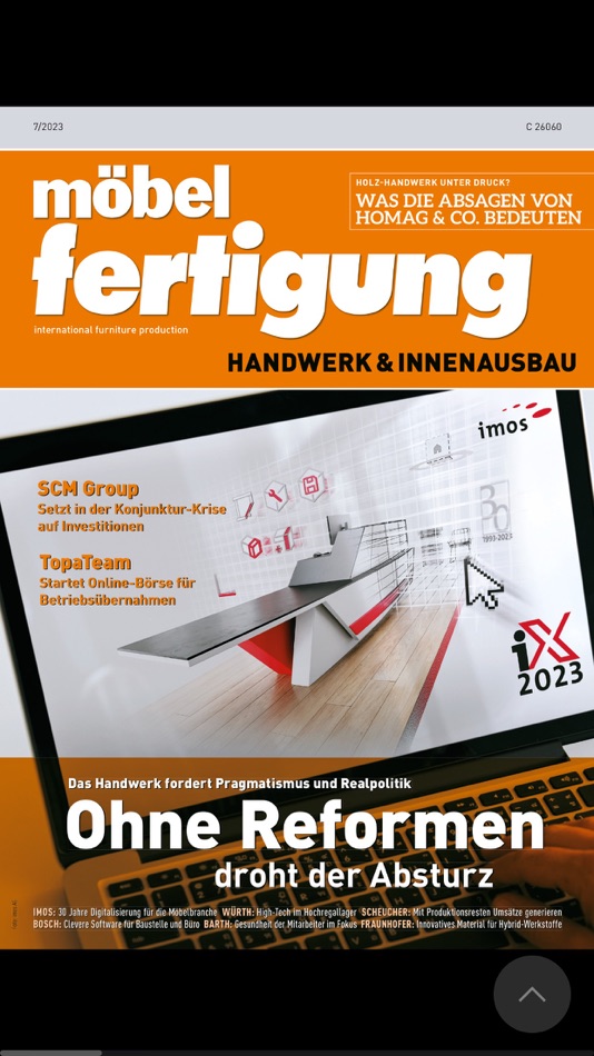 #4. Möbelfertigung (iOS) By: Vincentz Network