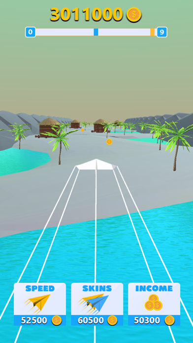 Fly Paper Plane Game Screenshot