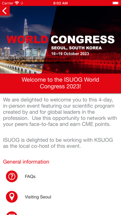ISUOG World Congress 2023 Screenshot