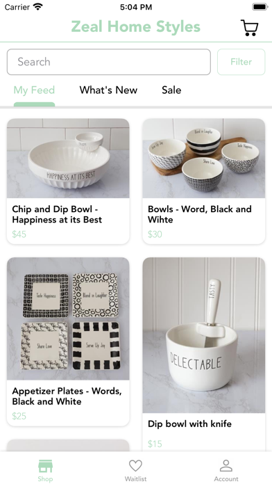 Zeal Home Styles Screenshot