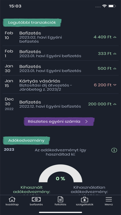 PRÉMIUM Egészségpénztár Screenshot