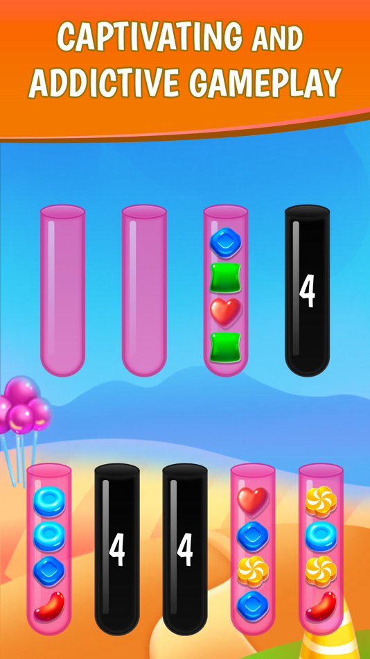 #5. Secret Tube Color Sort Puzzle (iOS) By: Stefan Ciprian Ciobotaru