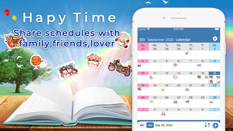 HapyTime - share calendar