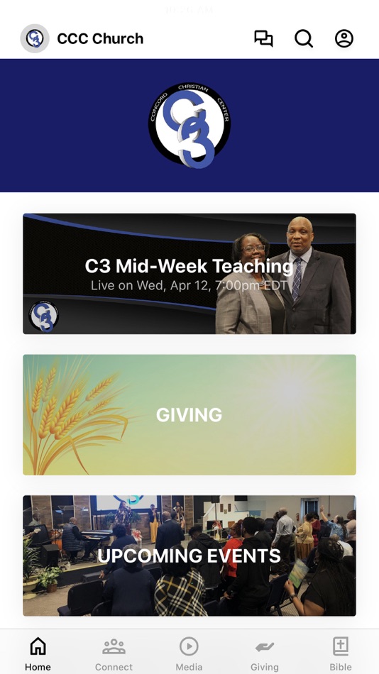 #1. Concord Christian Center (iOS) 由: Concord Christian Center
