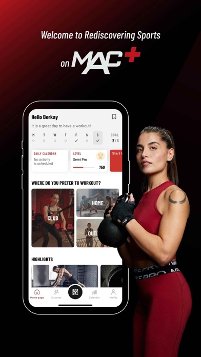 MAC+: Gym & Home Workouts Screenshot