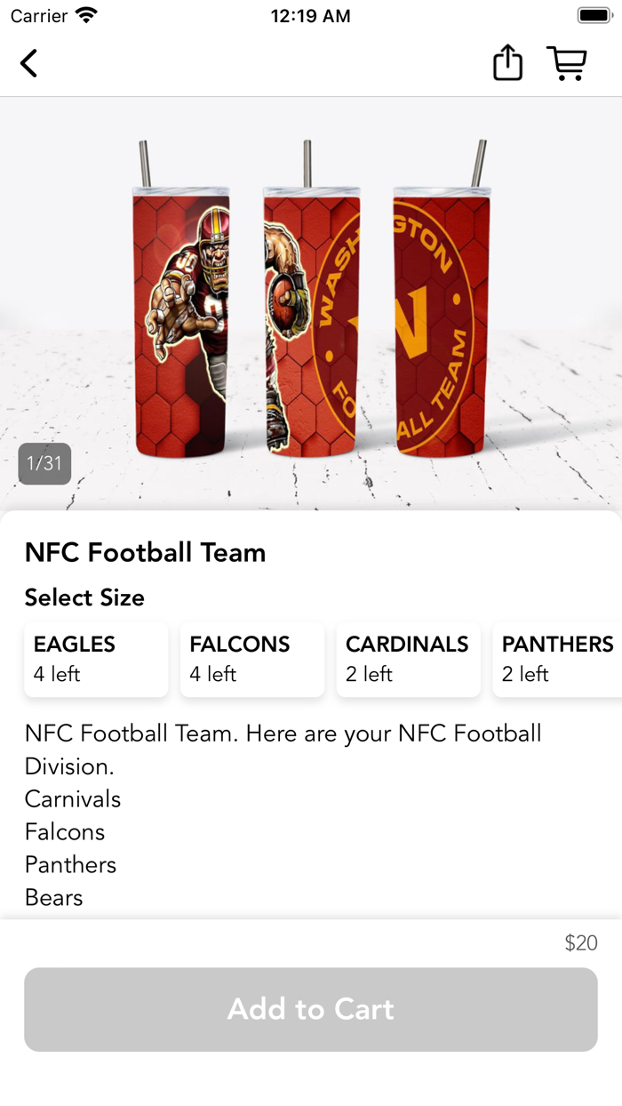 Falling Palms Design