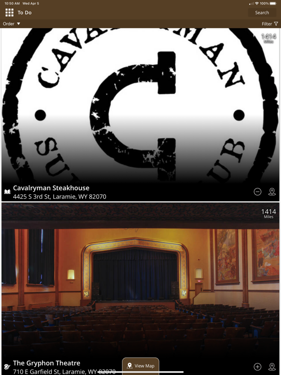 Visit Laramie, Wyoming iPad screenshot 2 - Travel app