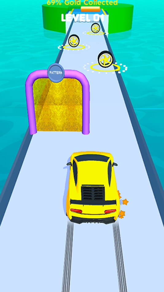 #5. Golden Car Run 3D (iOS) 由: Amjad Islam